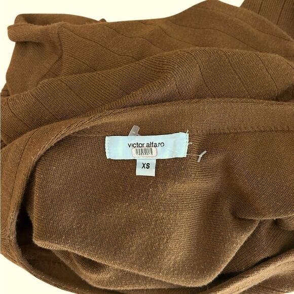 Victor Alfaro Asymmetrical Sweater Dress Size XS - Picture 8 of 8